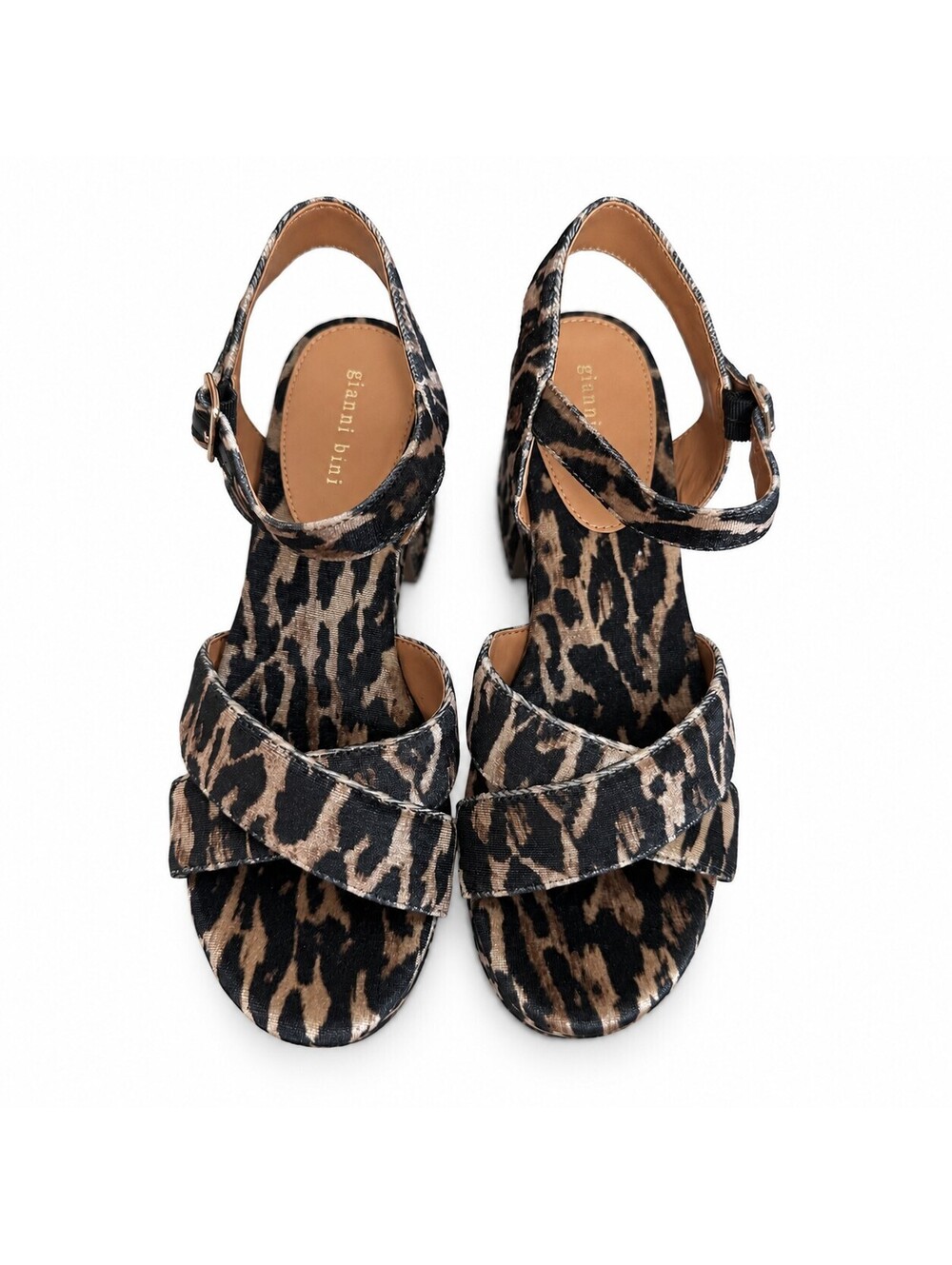 Gianni Bini Joize Leopard Platform Sandals NEW